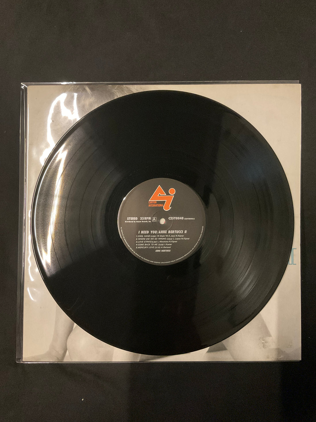 แผ่นเสียง Anne Bertucci - I Need You Anne Bertucci II Vinyl VG+
