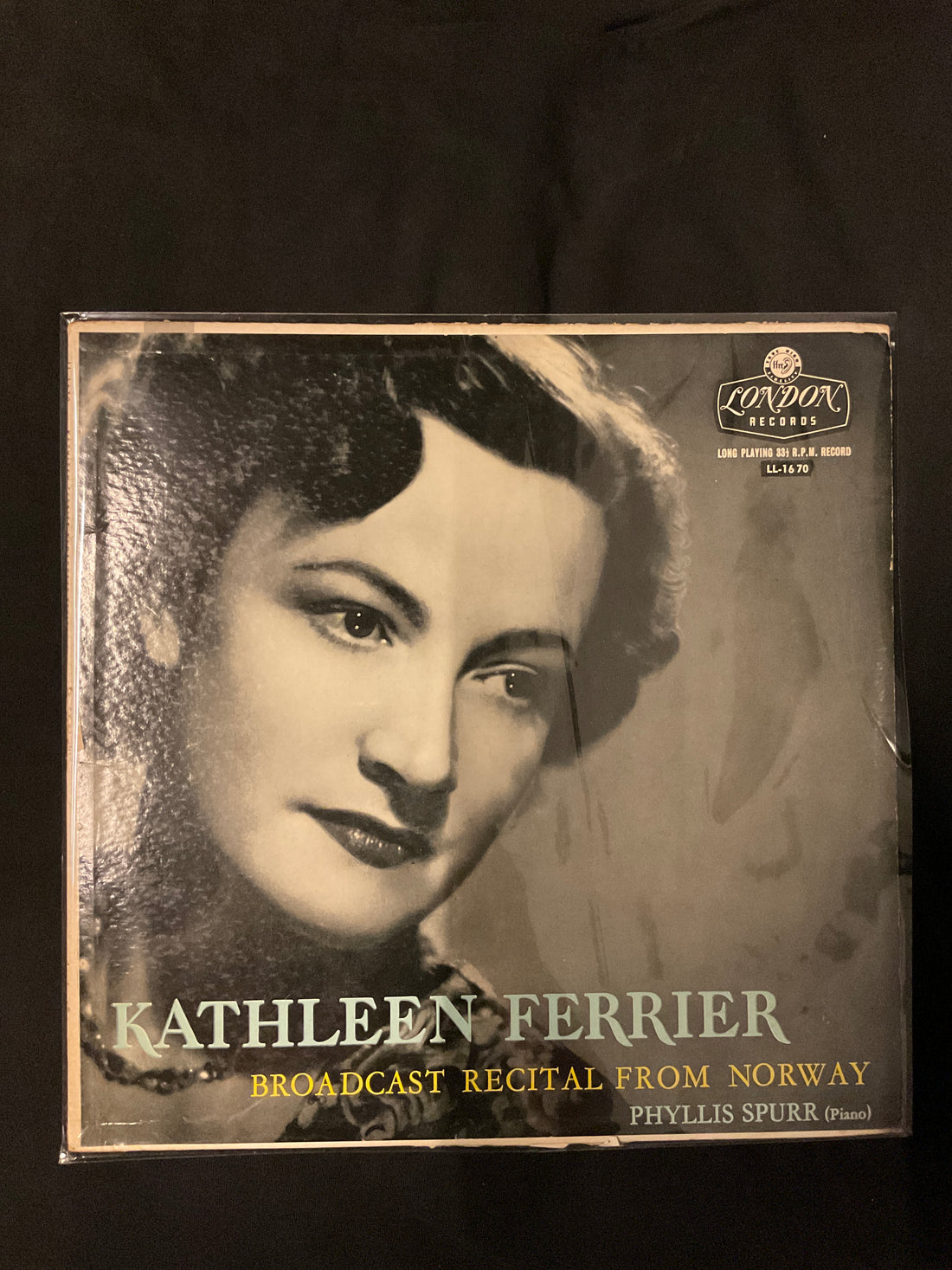 แผ่นเสียง Kathleen Ferrier, Phyllis Spurr - Kathleen Ferrier Broadcast Recital From Norway Vinyl VG+
