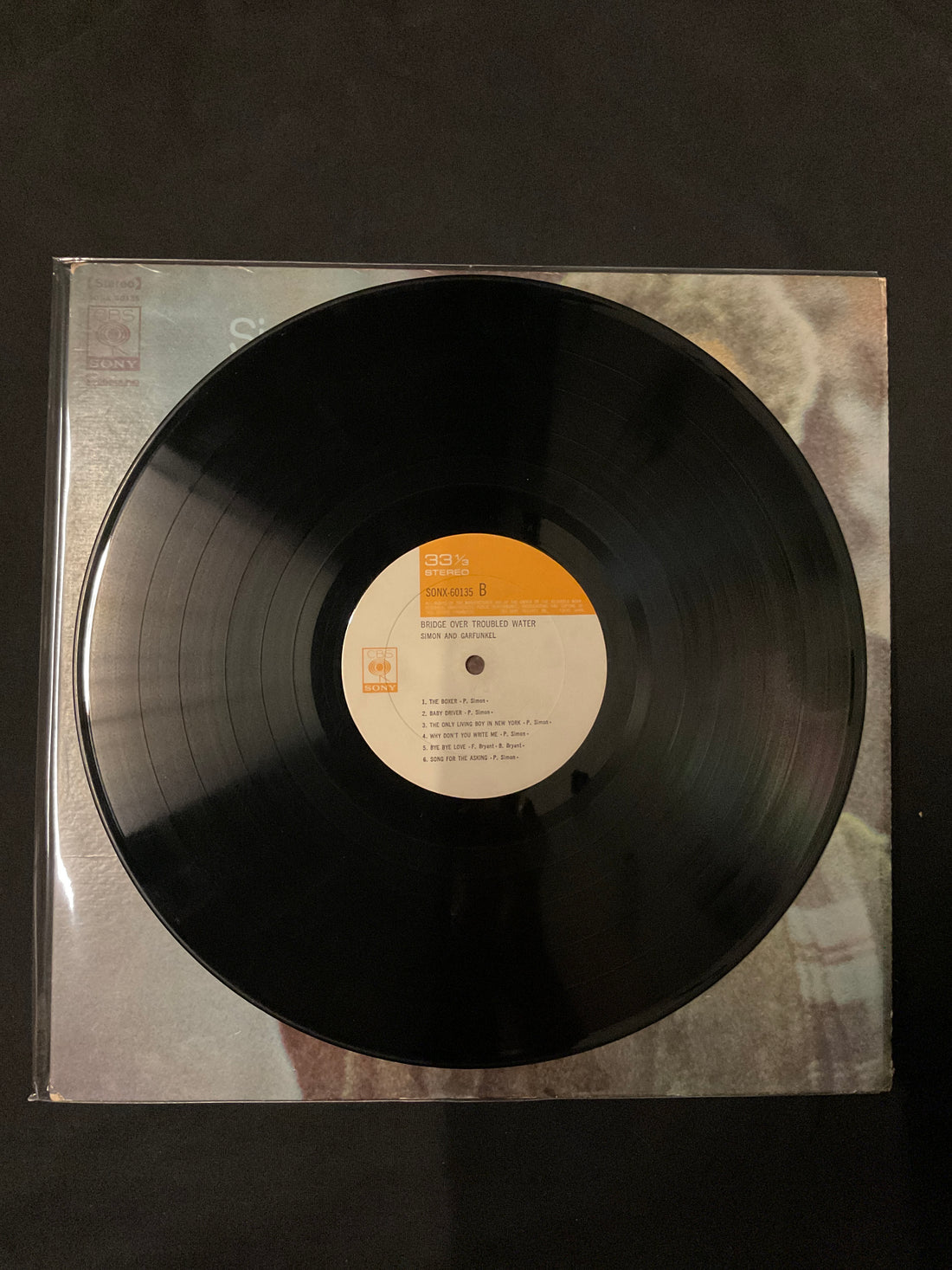แผ่นเสียง Simon & Garfunkel - Bridge Over Troubled Water Vinyl VG+