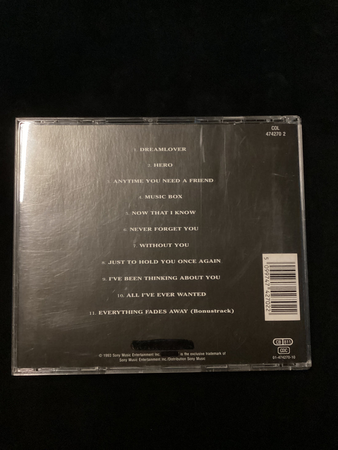 ซีดี Mariah Carey - Music Box CD VG+