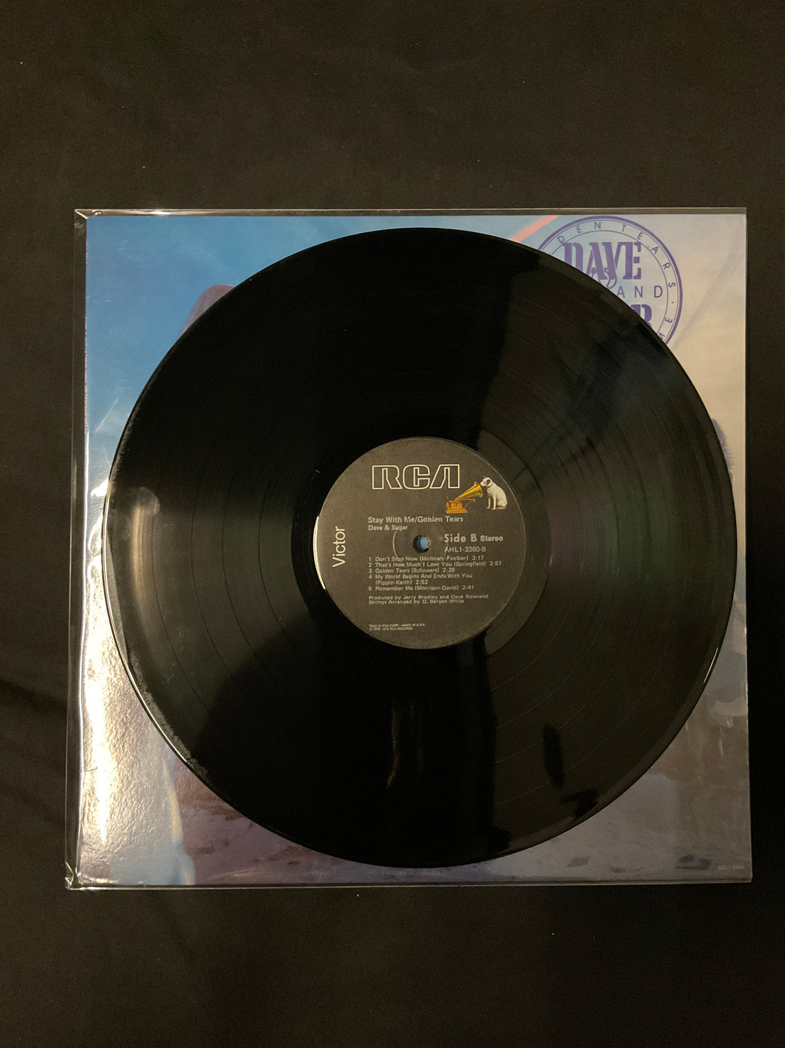 แผ่นเสียง Dave And Sugar - Stay With Me / Golden Tears Vinyl VG+