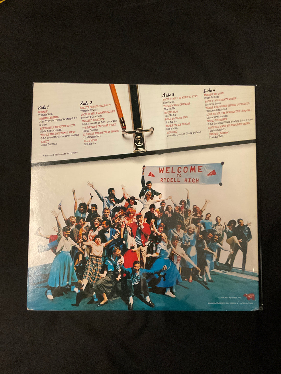 แผ่นเสียง Various - Grease The Original Soundtrack From The Motion Picture Vinyl VG+ 2LPs