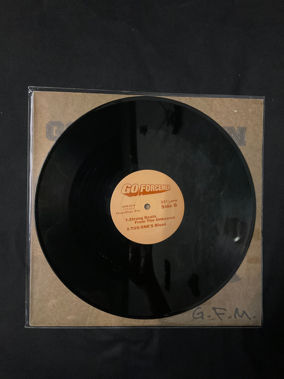 แผ่นเสียง Go Forcemen - Go Forcemen Part Two / Strong Beats From The Unknown / Tus-one's Blues Vinyl VG+