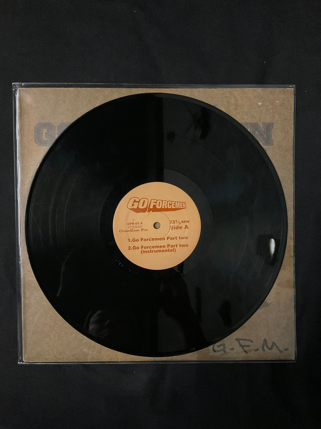 แผ่นเสียง Go Forcemen - Go Forcemen Part Two / Strong Beats From The Unknown / Tus-one's Blues Vinyl VG+