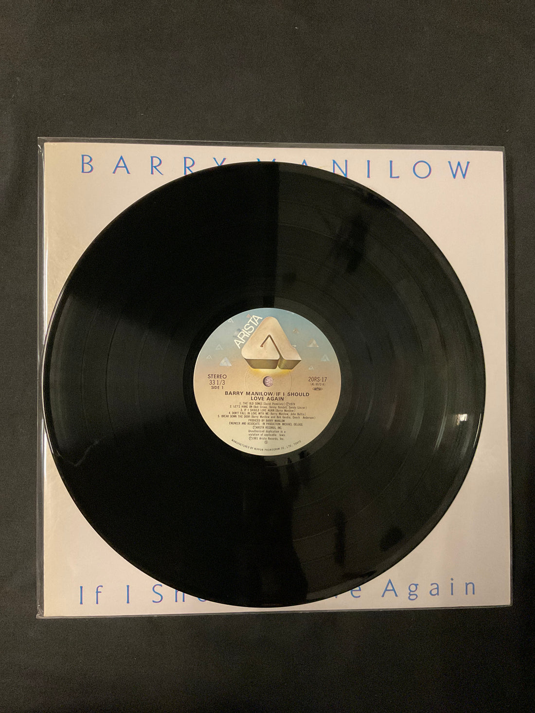 แผ่นเสียง Barry Manilow - If I Should Love Again Vinyl VG+