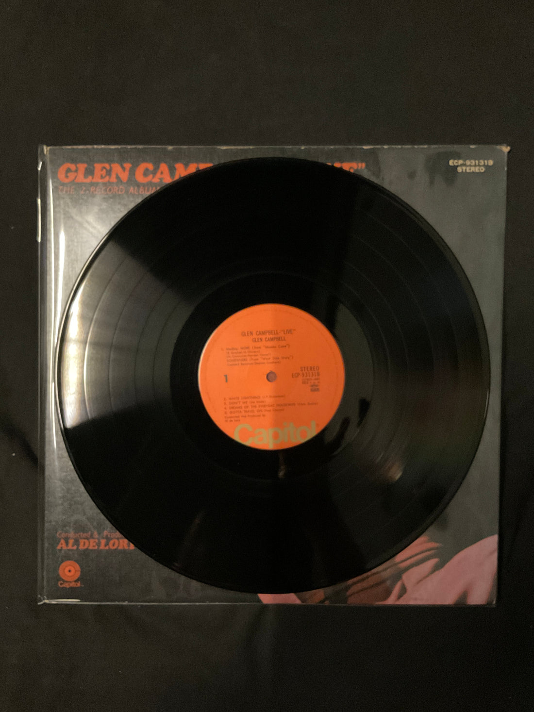 แผ่นเสียง Glen Campbell - Live Vinyl VG+
