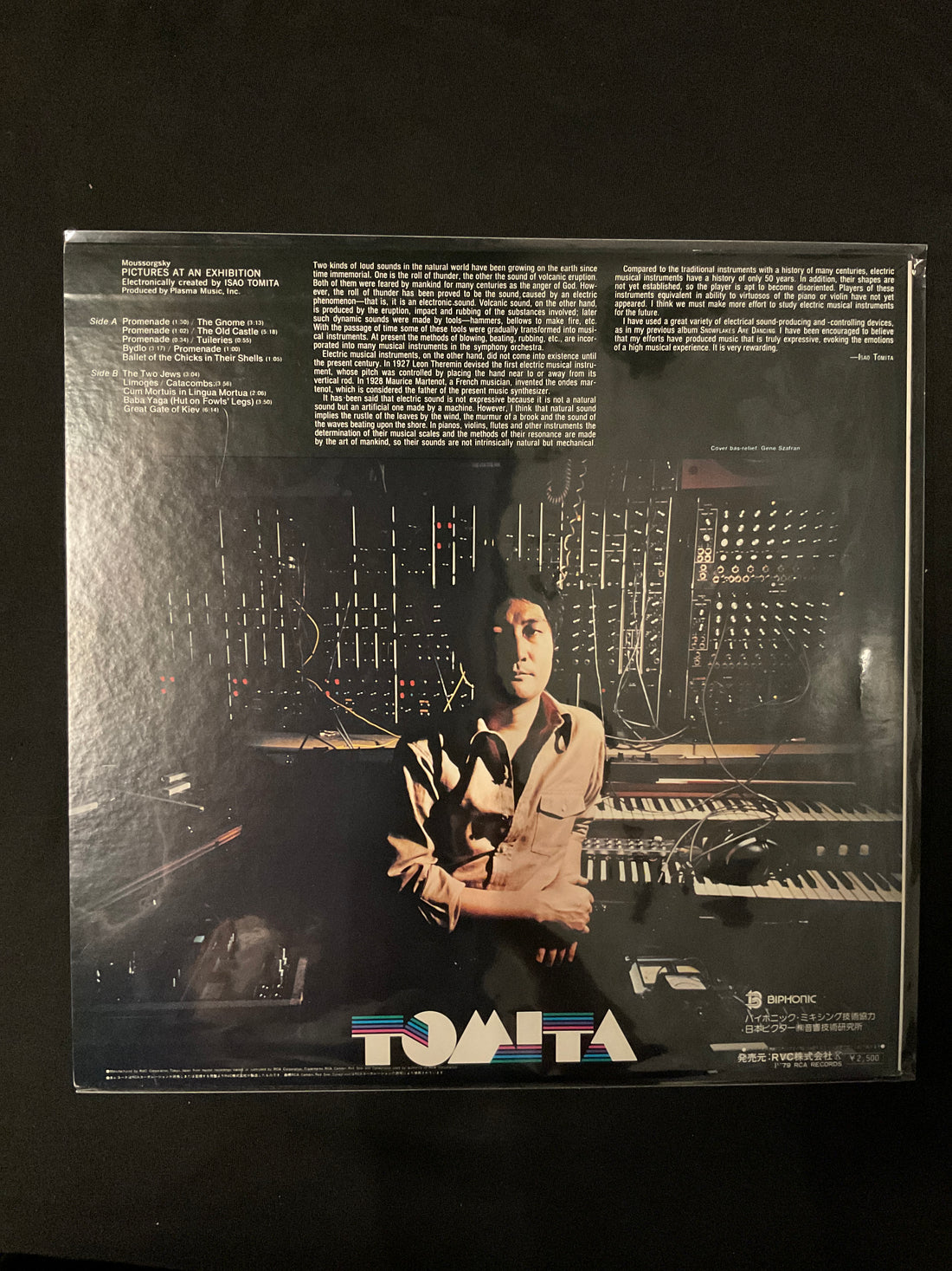 แผ่นเสียง Tomita - Pictures At An Exhibition Vinyl VG+