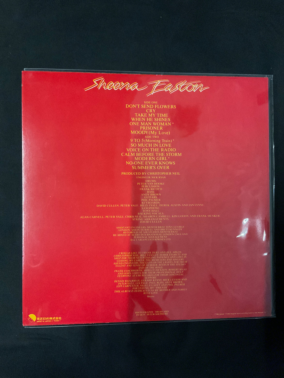 แผ่นเสียง Sheena Easton - Take My Time Vinyl VG+