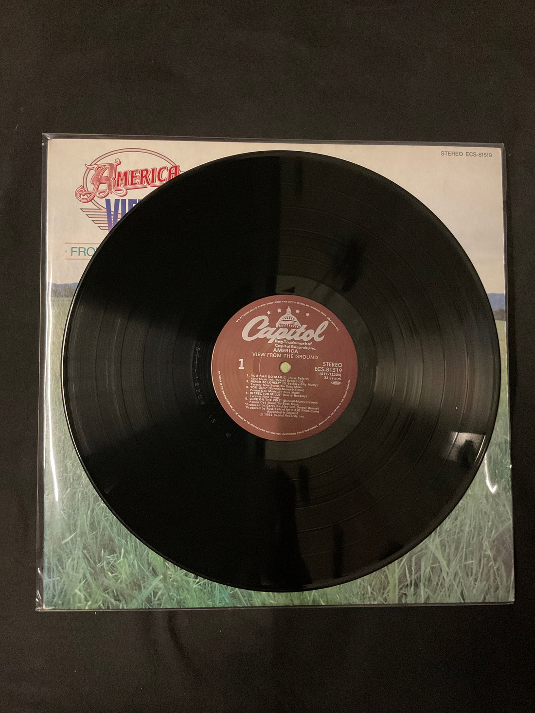 แผ่นเสียง America - View From The Ground Vinyl VG+