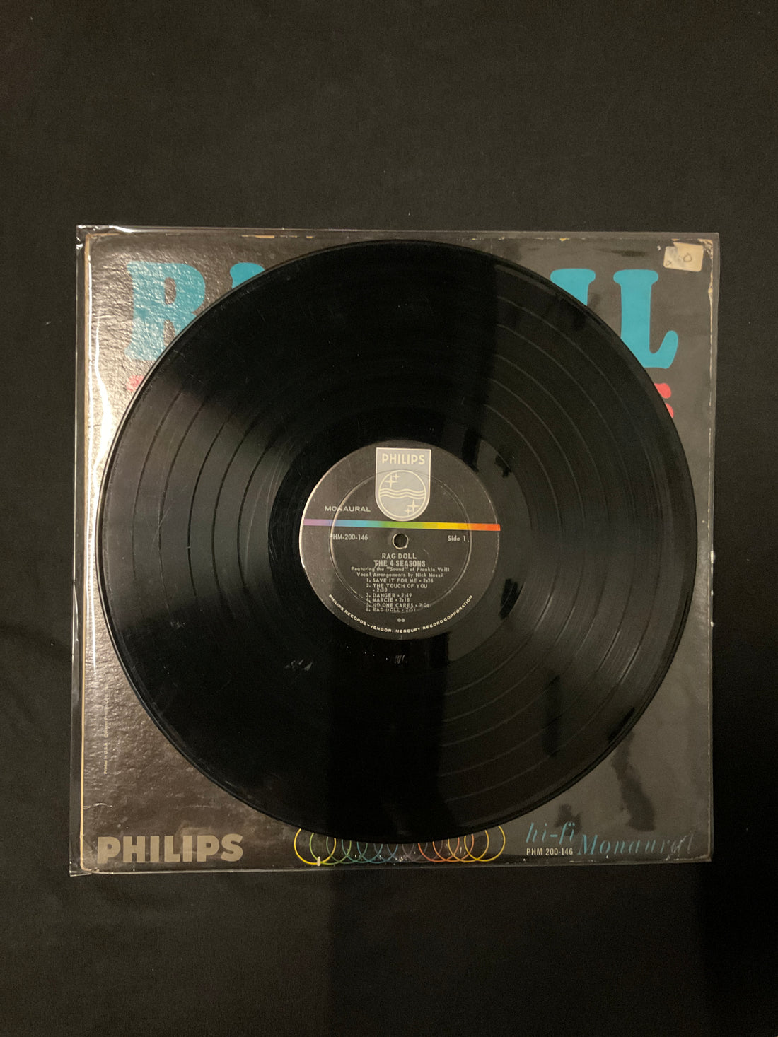 แผ่นเสียง The Four Seasons - Rag Doll Vinyl VG+