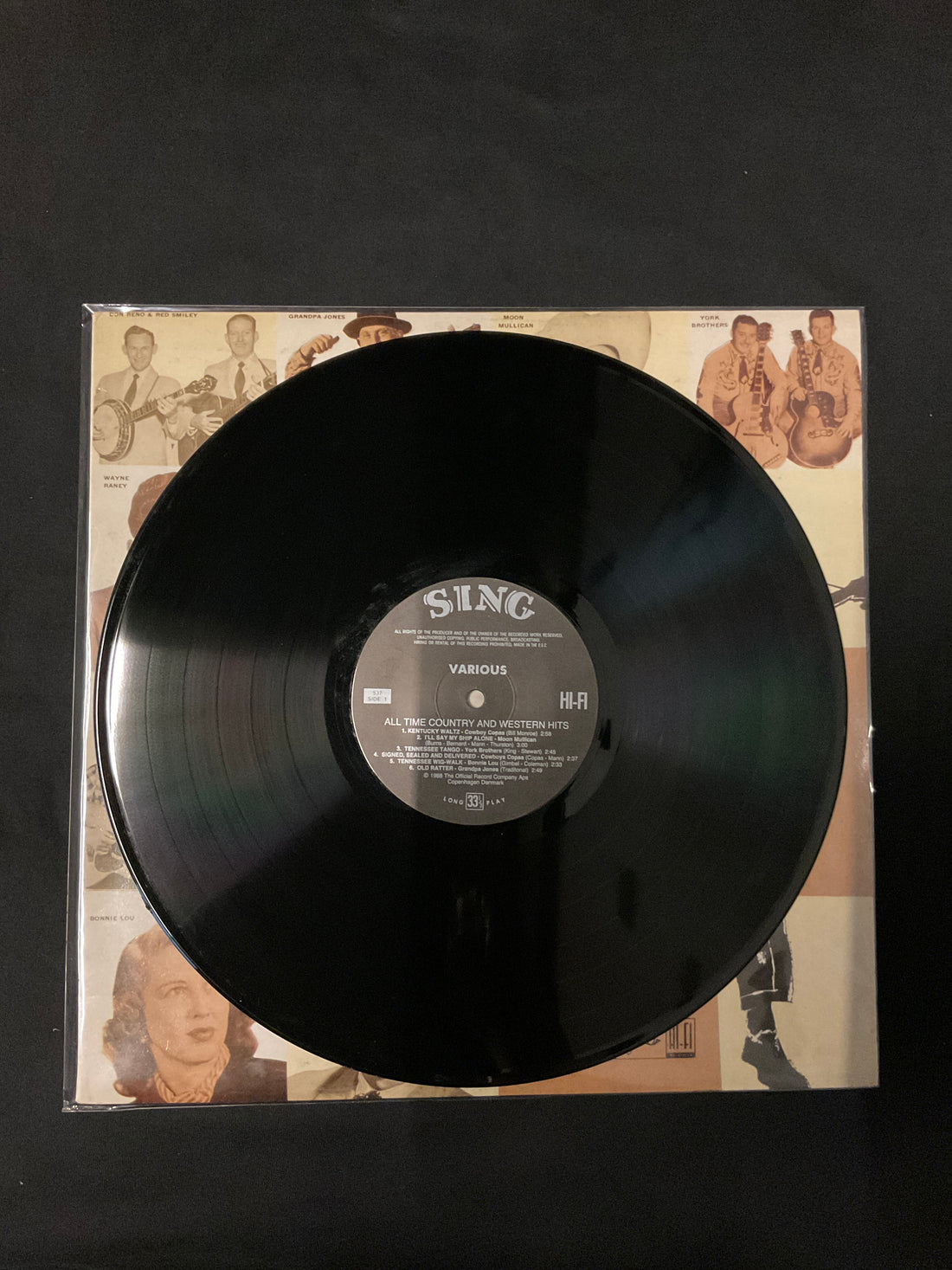 แผ่นเสียง Various - All-Time Country And Western Hits Vinyl VG+