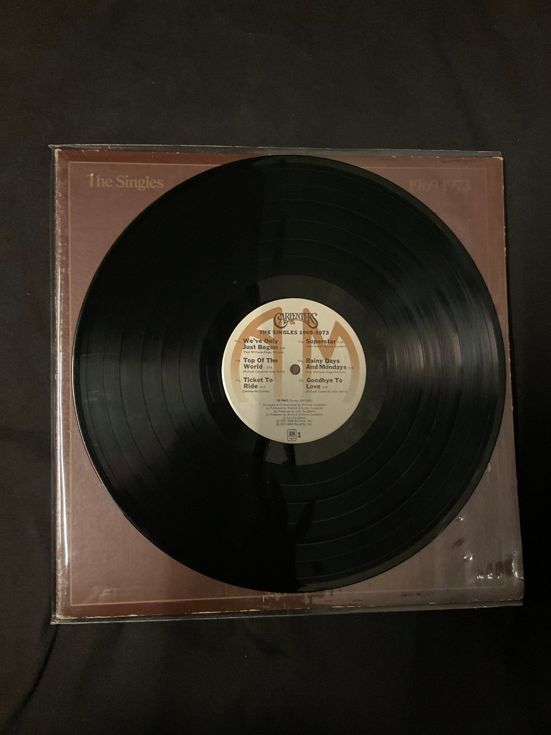 แผ่นเสียง Carpenters - The Singles 1969-1973 Vinyl VG+