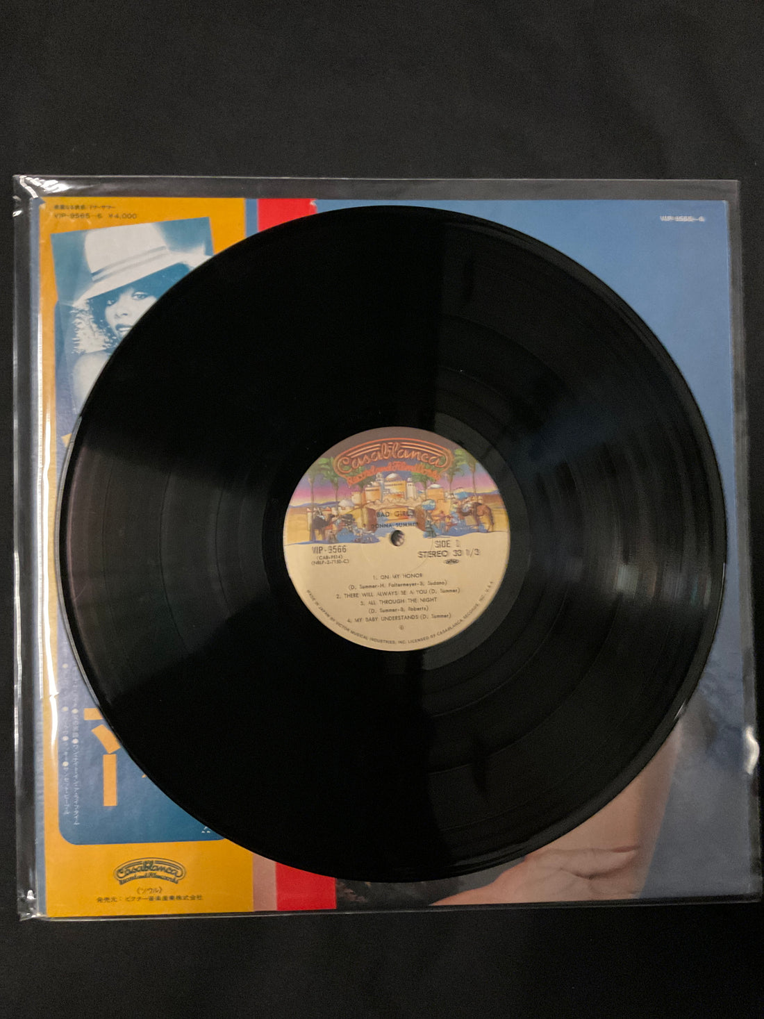แผ่นเสียง Donna Summer = Donna Summer - Bad Girls = 華麗なる誘惑 Vinyl VG+ 2LPs