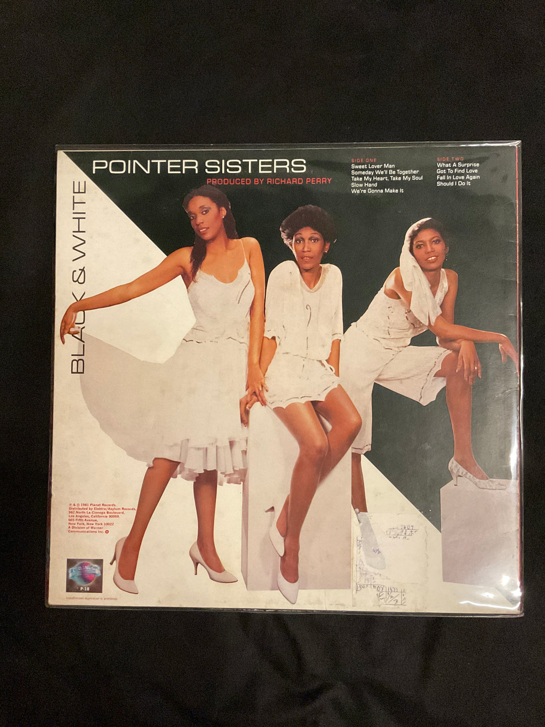 แผ่นเสียง Pointer Sisters - Black & White Vinyl VG+