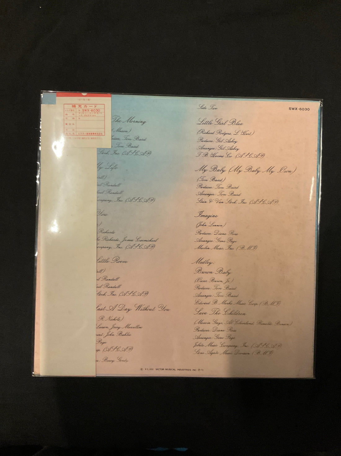 แผ่นเสียง Diana Ross - Touch Me In The Morning Vinyl VG+