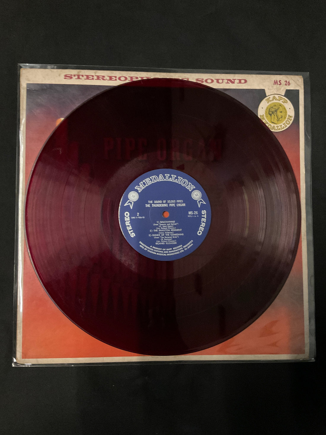 Richard Ellsasser - The Thundering Pipe Organ Vinyl VG+
