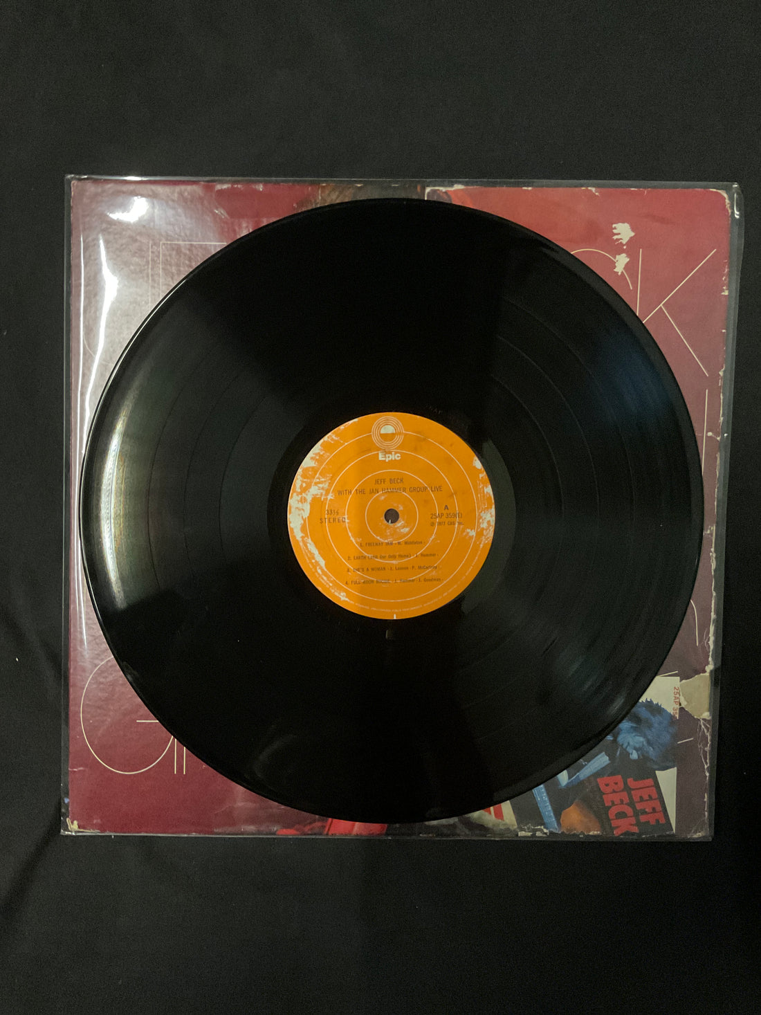 แผ่นเสียง Jeff Beck With The Jan Hammer Group - Live Vinyl VG+