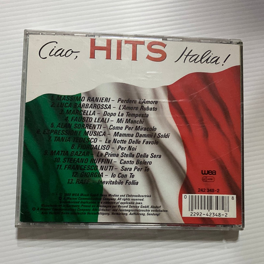 Various - Ciao, Hits Italia San Remo '88 (CD) (VG+)