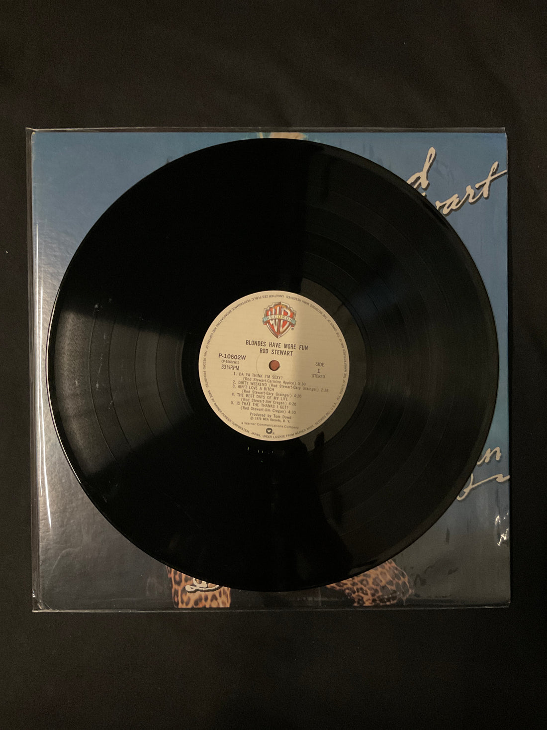 แผ่นเสียง Rod Stewart - Blondes Have More Fun Vinyl VG+