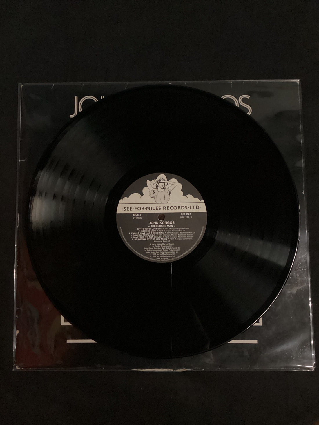 แผ่นเสียง John Kongos - Tokoloshe Man Vinyl VG+