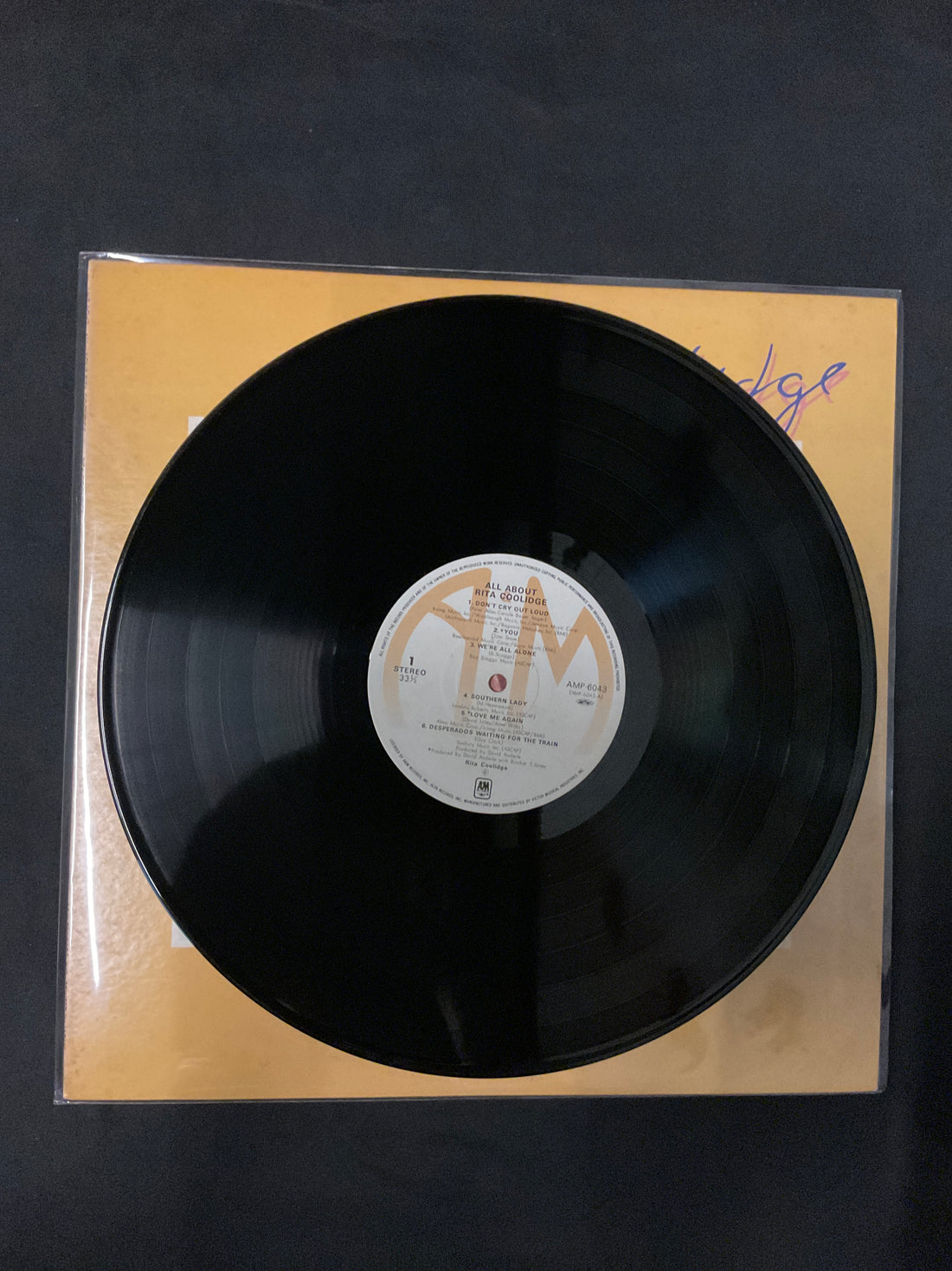แผ่นเสียง Rita Coolidge - All About Rita Coolidge Vinyl VG+