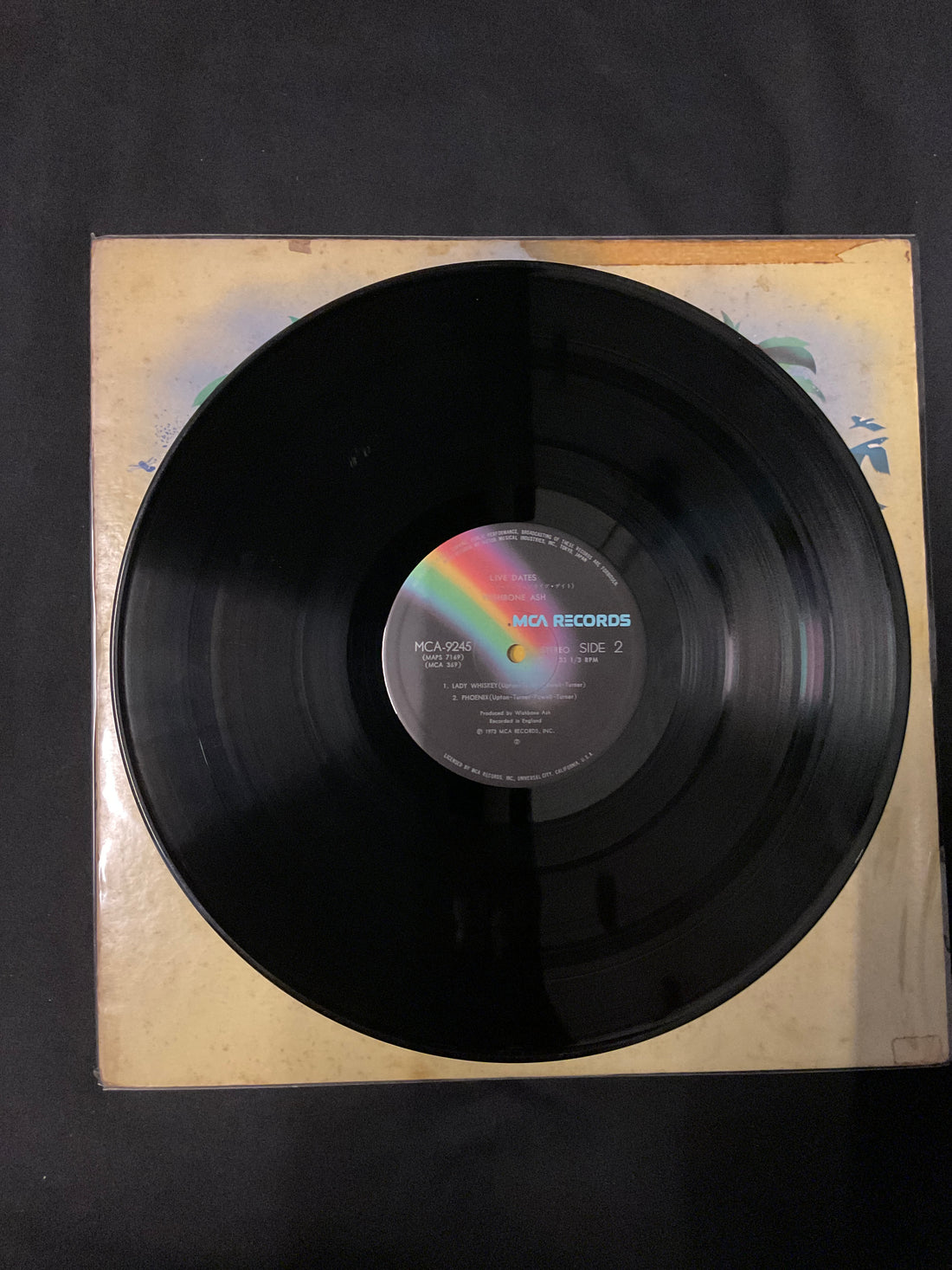 แผ่นเสียง Wishbone Ash = Wishbone Ash - Live Dates = ライブ・デイト Vinyl VG+ 2LPs