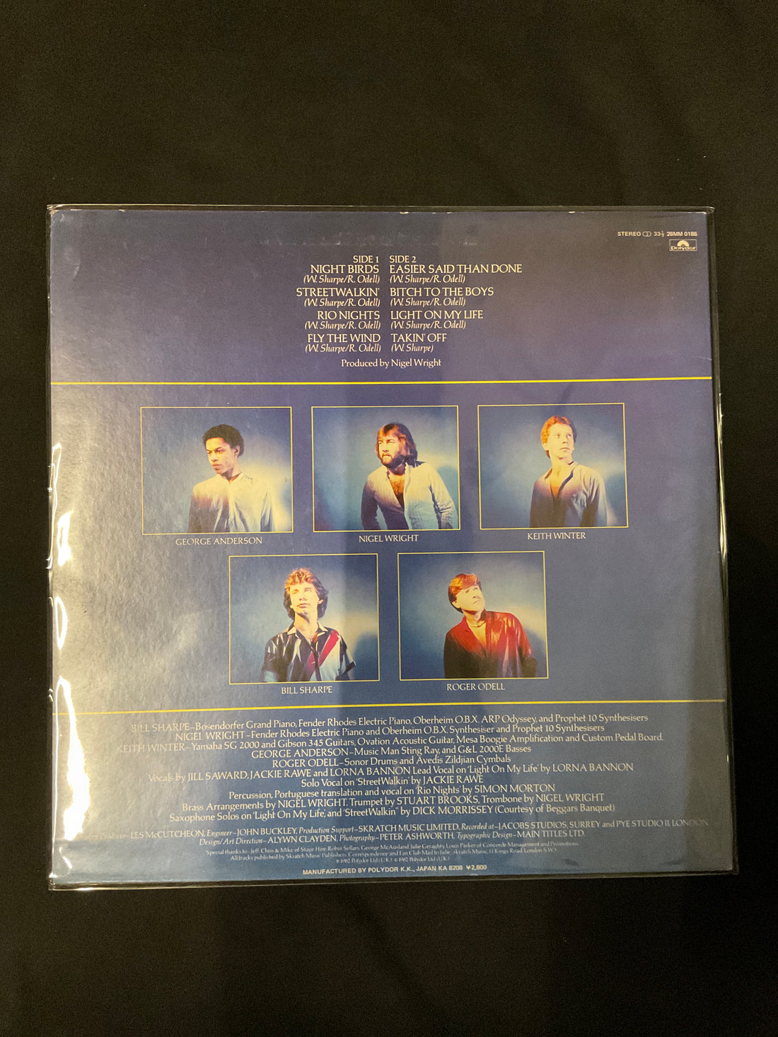 แผ่นเสียง Shakatak - Night Birds Vinyl VG+