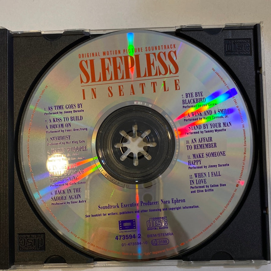 ซีดี Various - Sleepless In Seattle (Original Motion Picture Soundtrack) (CD) (VG+)