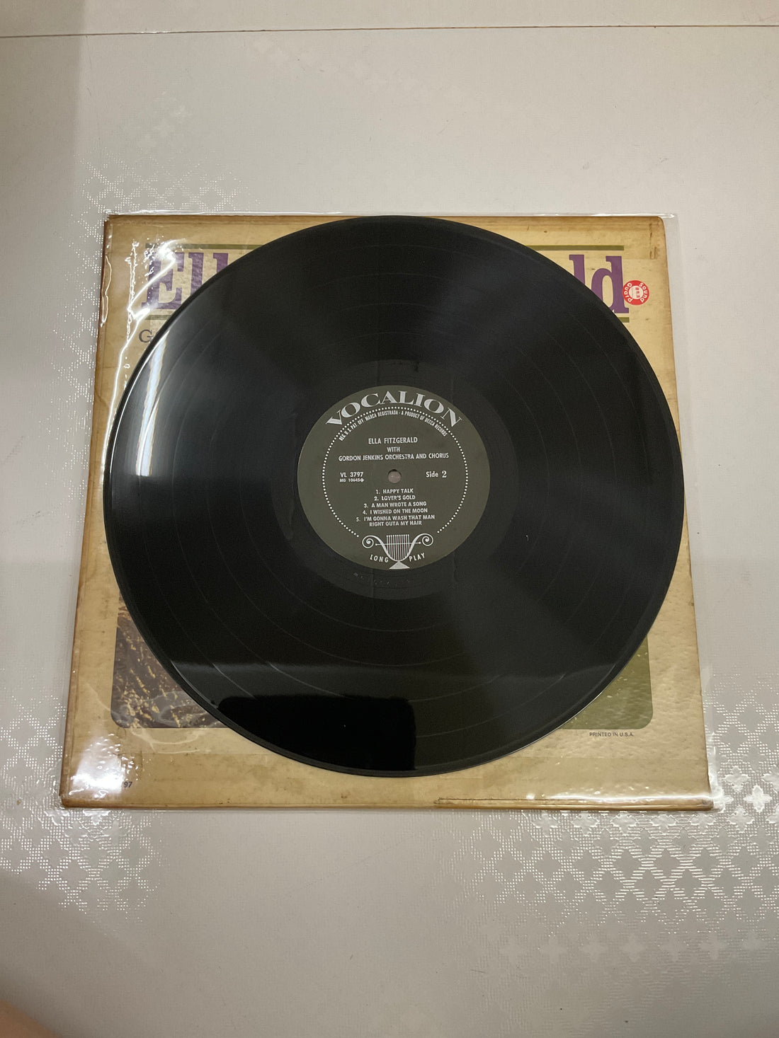 แผ่นเสียง Ella Fitzgerald With Gordon Jenkins and his Orchestra and Chorus - Ella Fitzgerald With Gordon Jenkins' Orchestra And Chorus Vinyl VG+