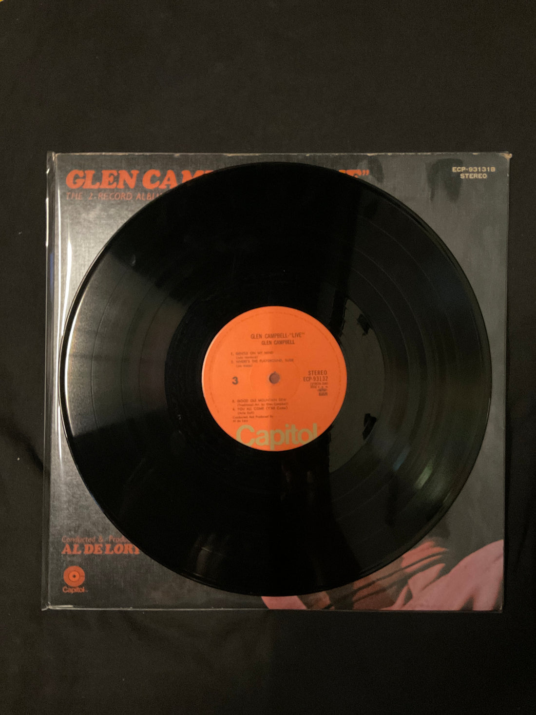 แผ่นเสียง Glen Campbell - Live Vinyl VG+