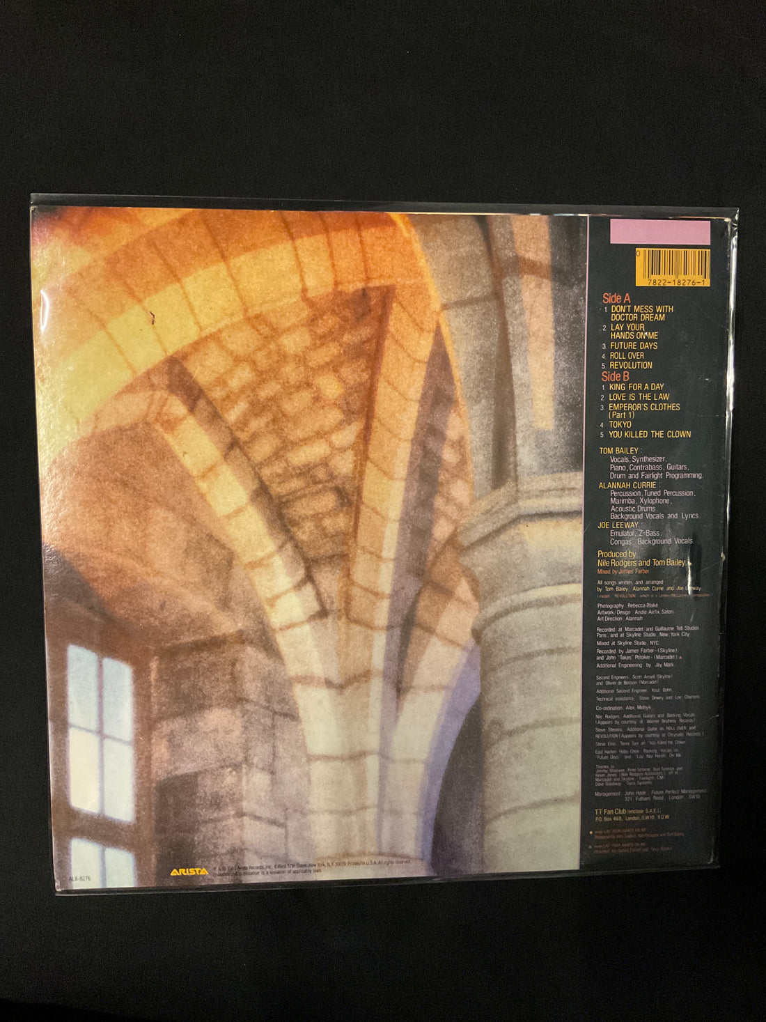 Thompson Twins - Here's To Future Days Vinyl VG+