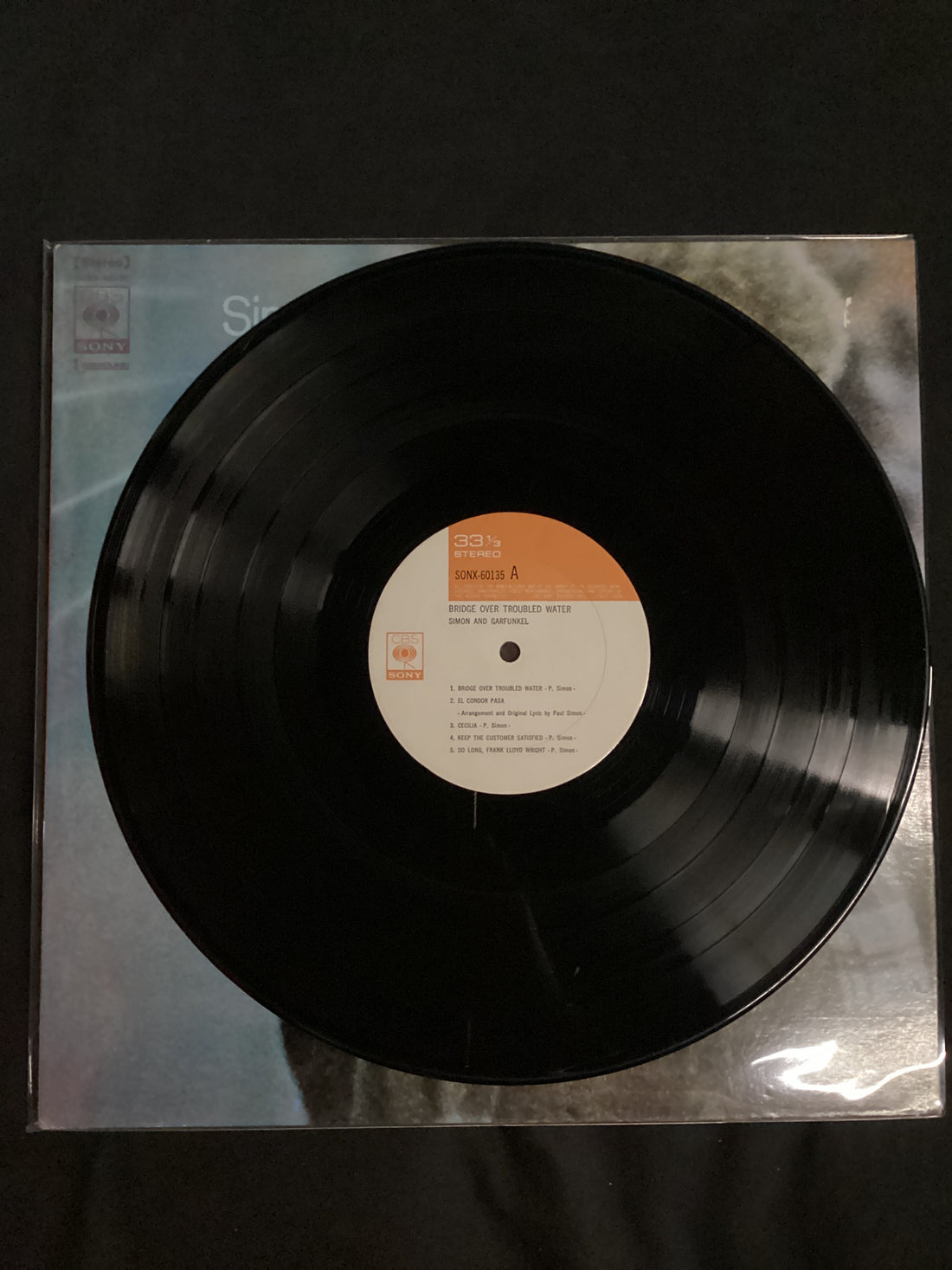 แผ่นเสียง Simon & Garfunkel - Bridge Over Troubled Water Vinyl VG+