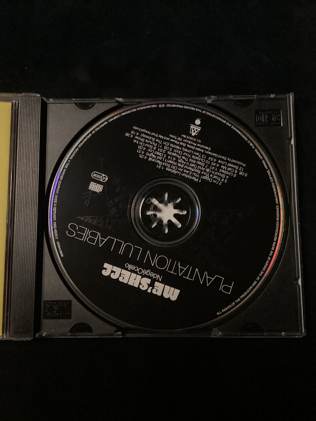 ซีดี Me'Shell NdegéOcello - Plantation Lullabies CD VG+