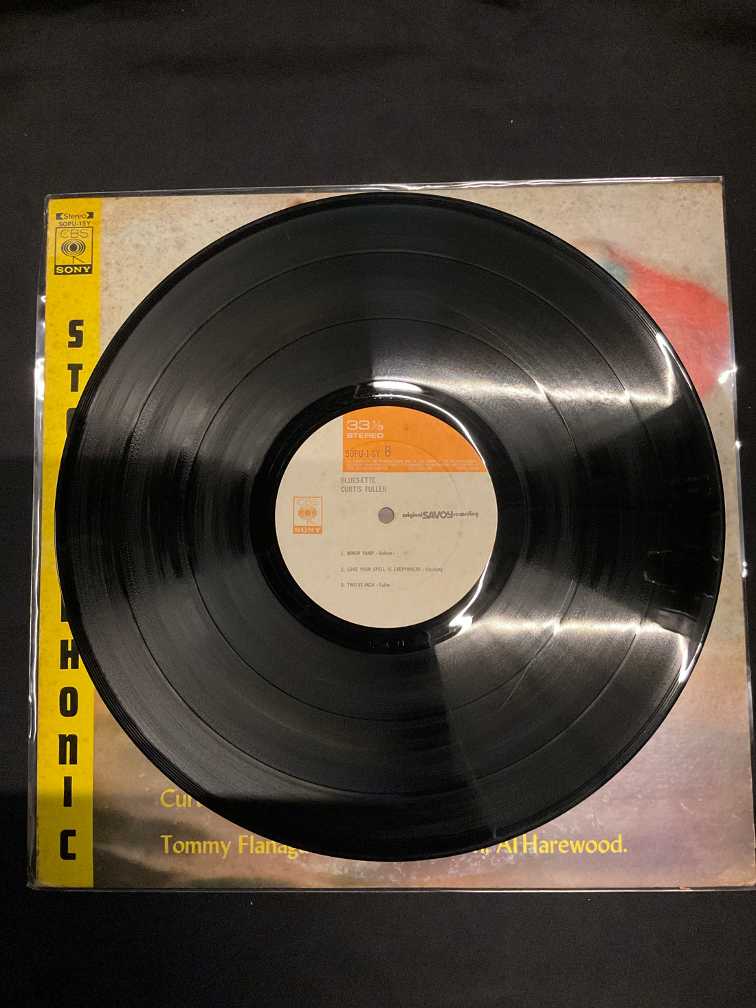 แผ่นเสียง Curtis Fuller's Quintet With Benny Golson, Tommy Flanagan, Jimmy Garrison, Al Harewood - Blues-ette Vinyl VG+