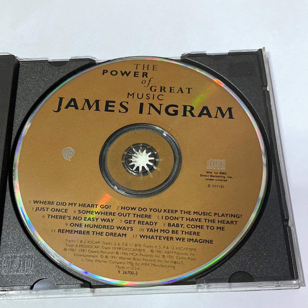 ซีดี James Ingram - The Best Of James Ingram / The Power Of Great Music CD VG+