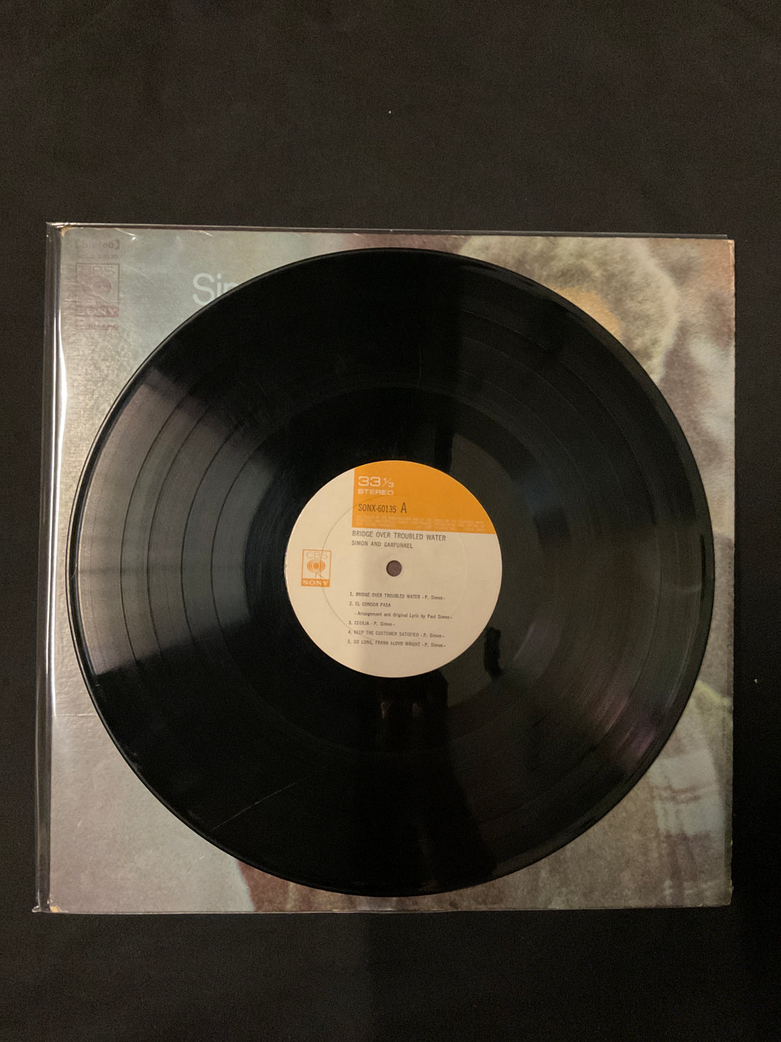 แผ่นเสียง Simon & Garfunkel - Bridge Over Troubled Water Vinyl VG+