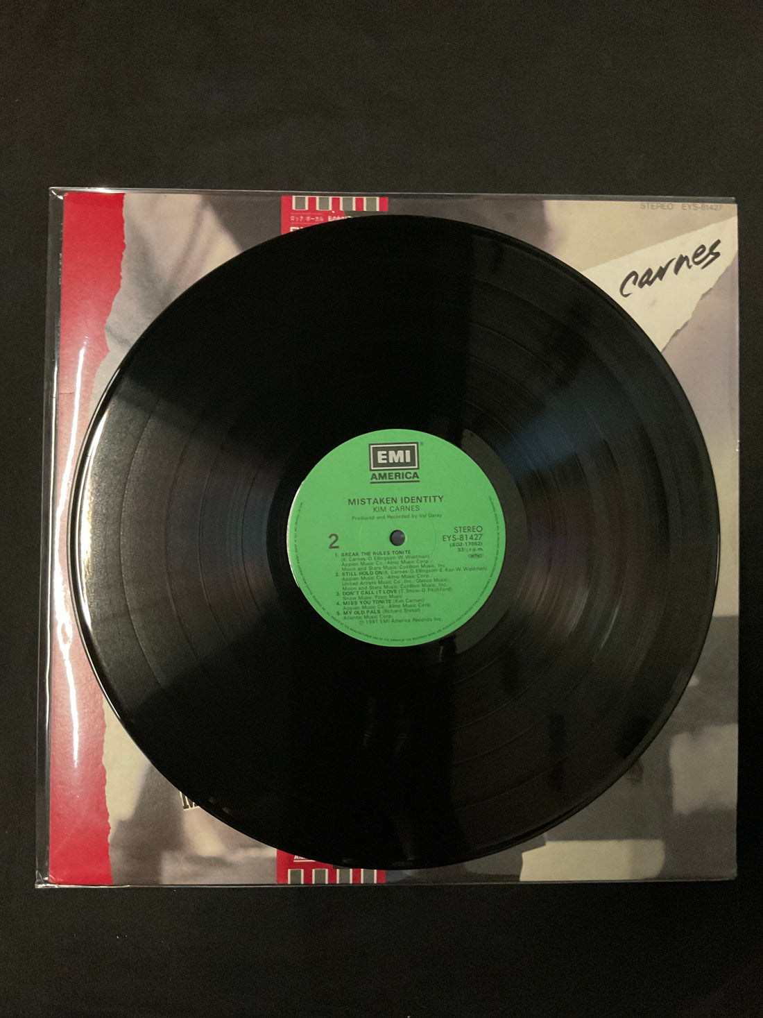 แผ่นเสียง Kim Carnes - Mistaken Identity Vinyl VG+