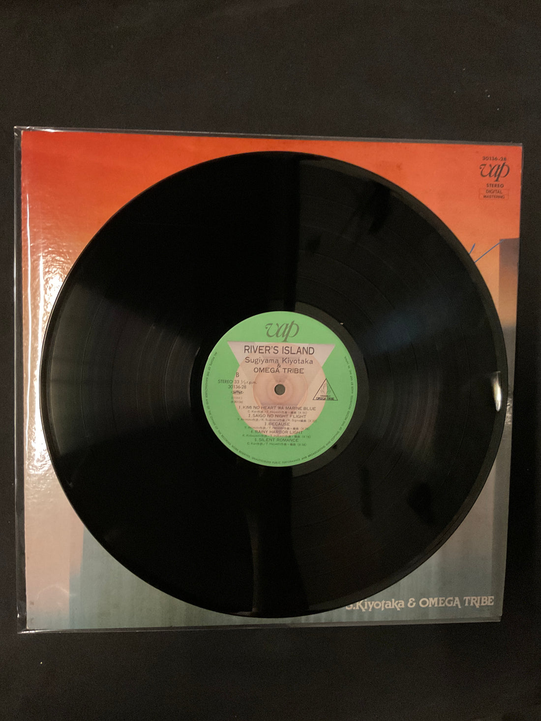 S. Kiyotaka & Omega Tribe - River's Island = リヴァーズ・アイランド Vinyl VG+