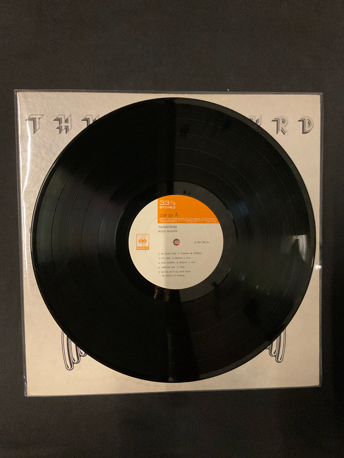 แผ่นเสียง Roger McGuinn - Thunderbyrd Vinyl VG+