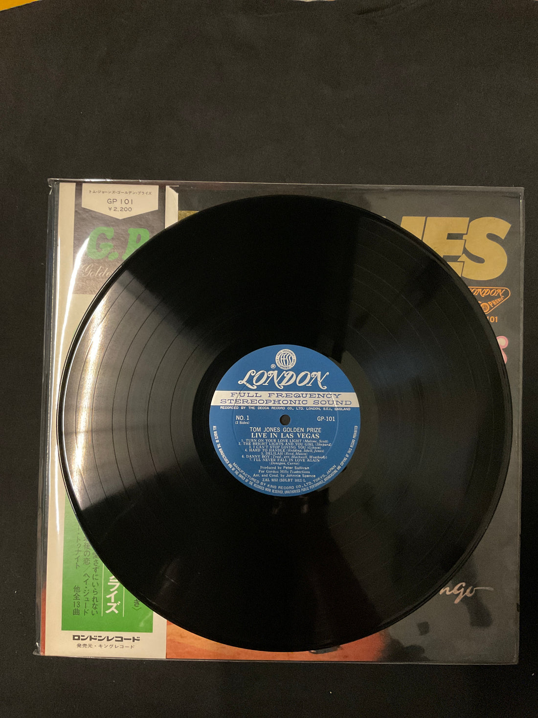 แผ่นเสียง Tom Jones - Live In Las Vegas Vinyl VG+