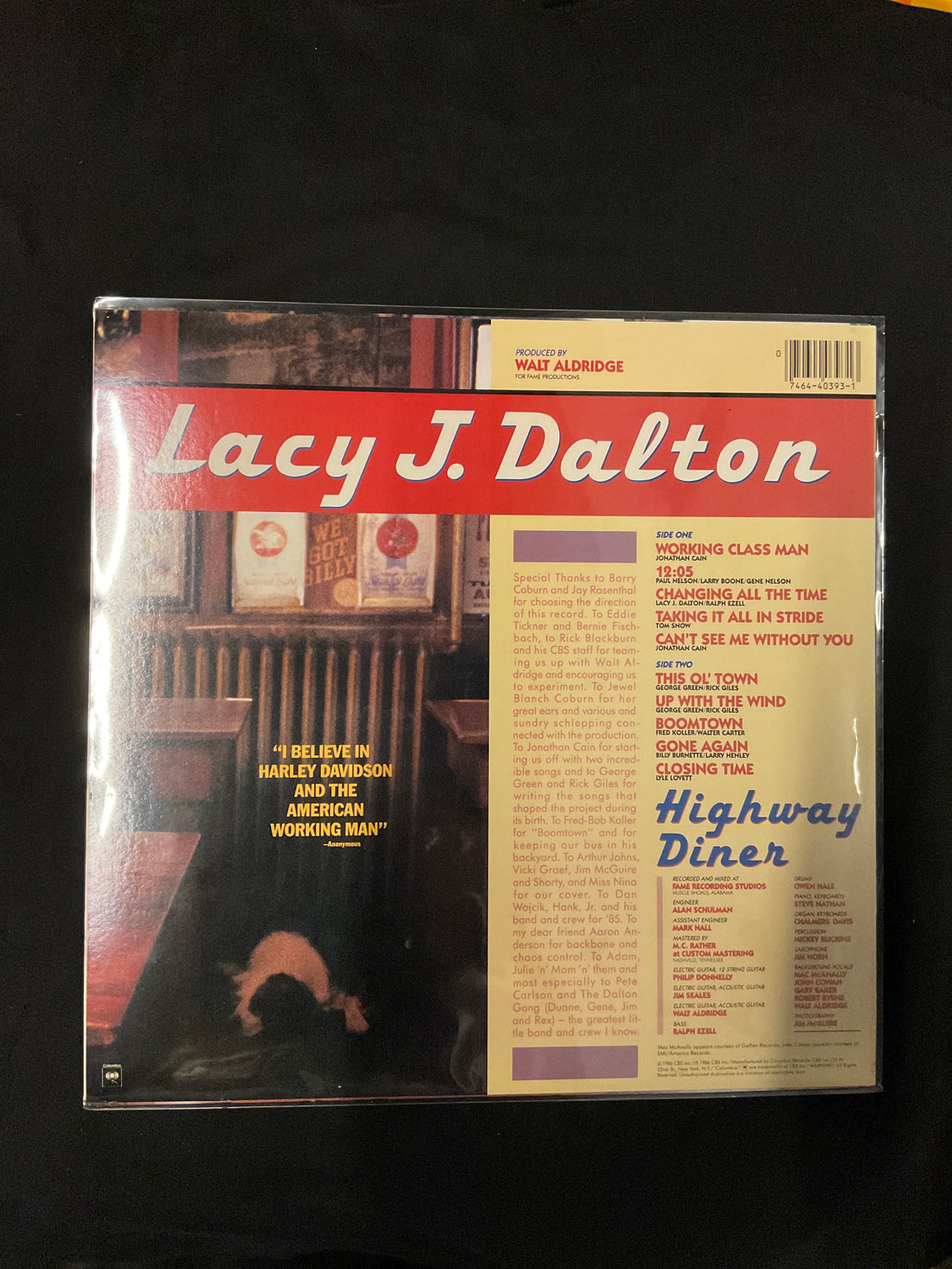 แผ่นเสียง Lacy J. Dalton - Highway Diner Vinyl VG+