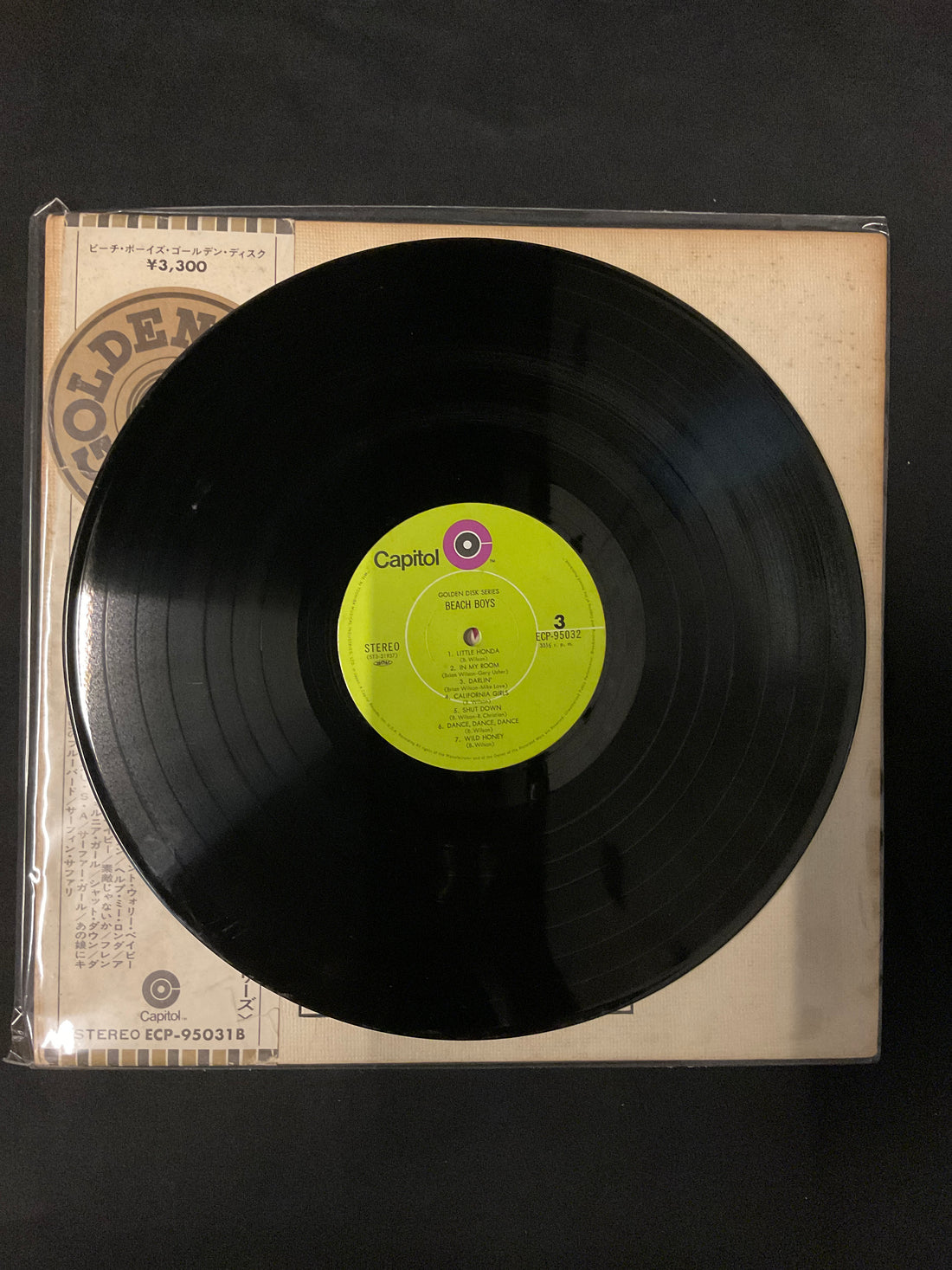 แผ่นเสียง The Beach Boys - Golden Disk Vinyl VG 2LPs