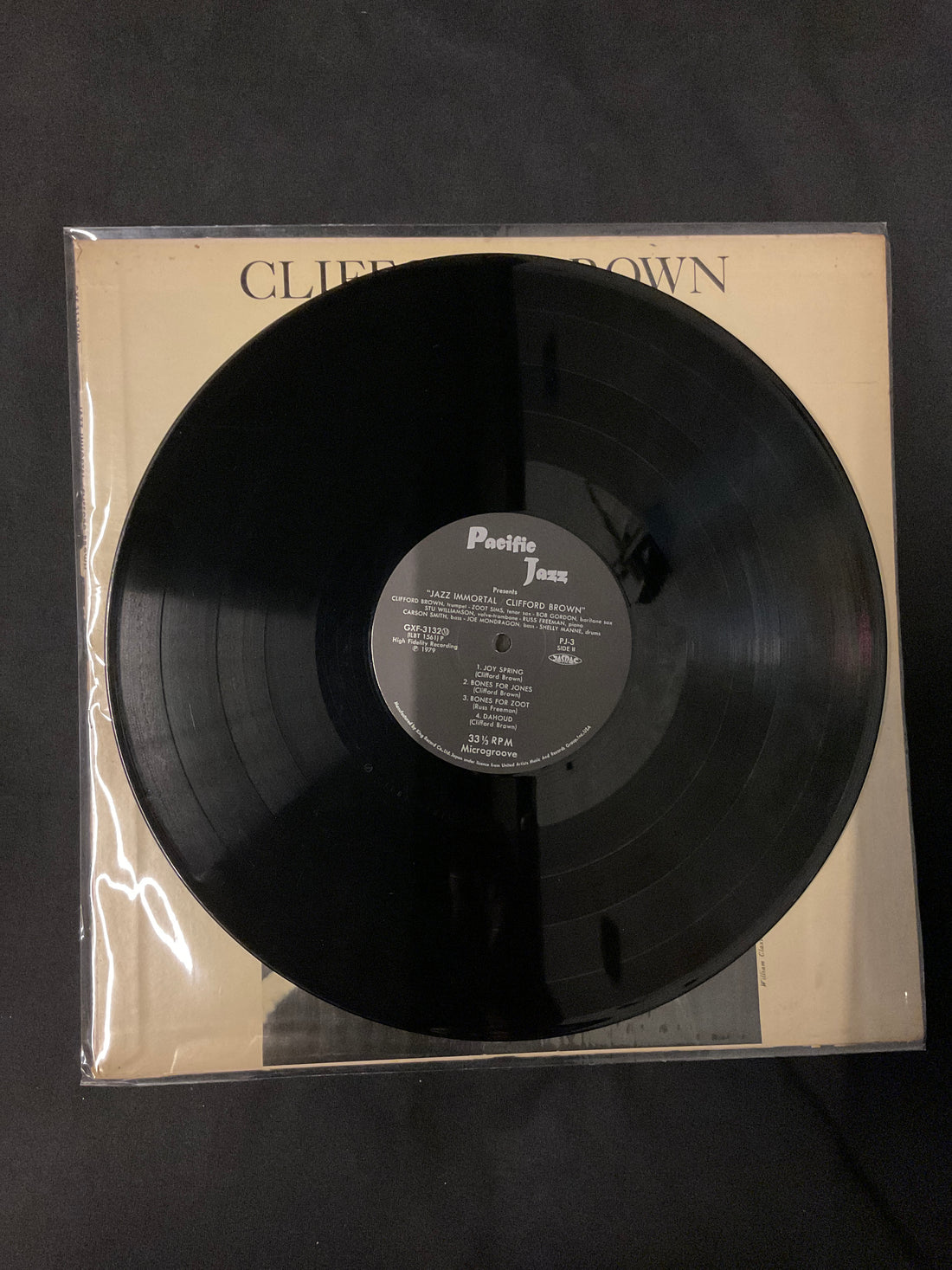 แผ่นเสียง Clifford Brown Featuring Zoot Sims - Jazz Immortal Vinyl VG+