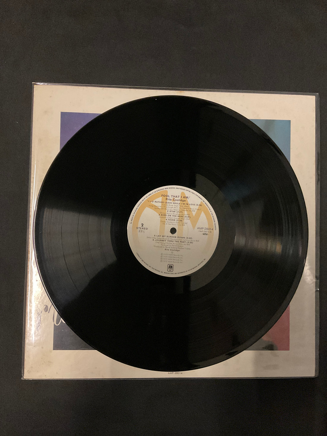 แผ่นเสียง Rita Coolidge - Fool That I Am Vinyl VG+