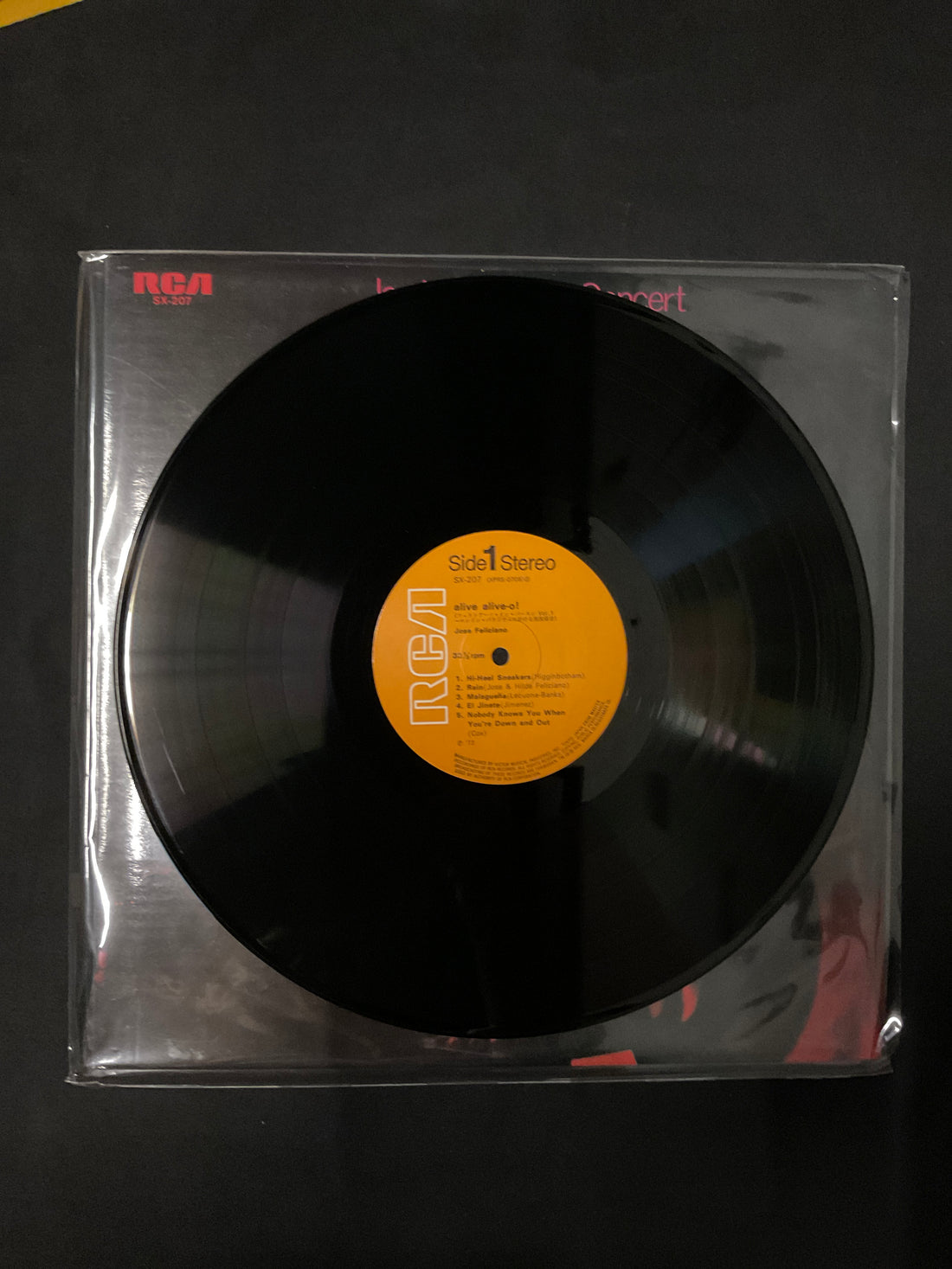 José Feliciano - Alive Alive-O! / José Feliciano In Concert At The London Palladium Vinyl VG+