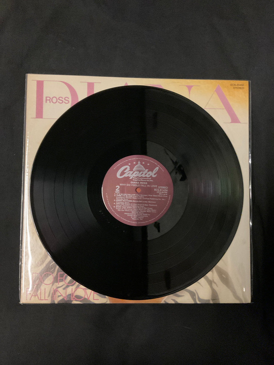แผ่นเสียง Diana Ross - Why Do Fools Fall In Love = ファースト・レディ Vinyl VG+