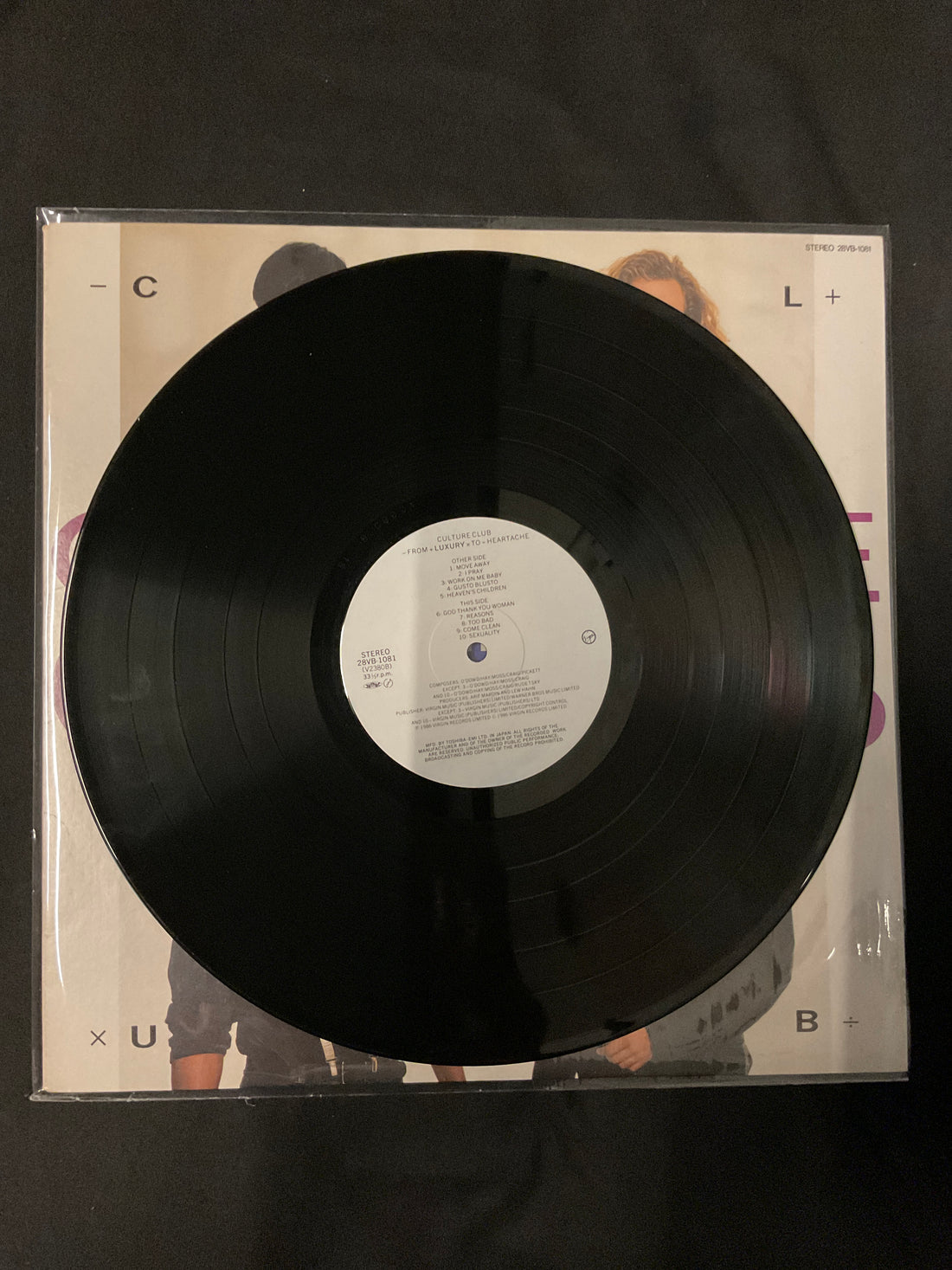 แผ่นเสียง Culture Club - From Luxury To Heartache Vinyl VG+