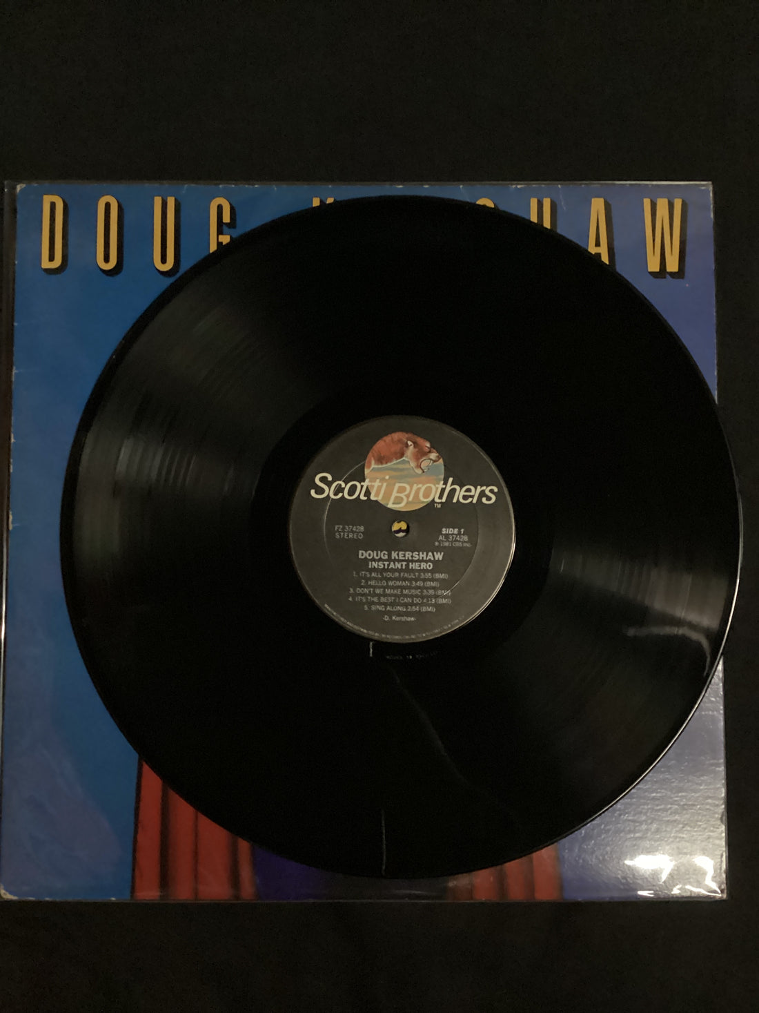 แผ่นเสียง Doug Kershaw - Instant Hero Vinyl VG+