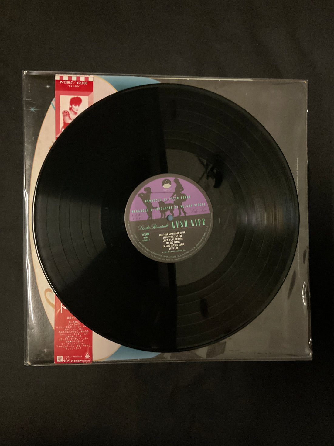 แผ่นเสียง Linda Ronstadt With Nelson Riddle And His Orchestra - Lush Life Vinyl VG+