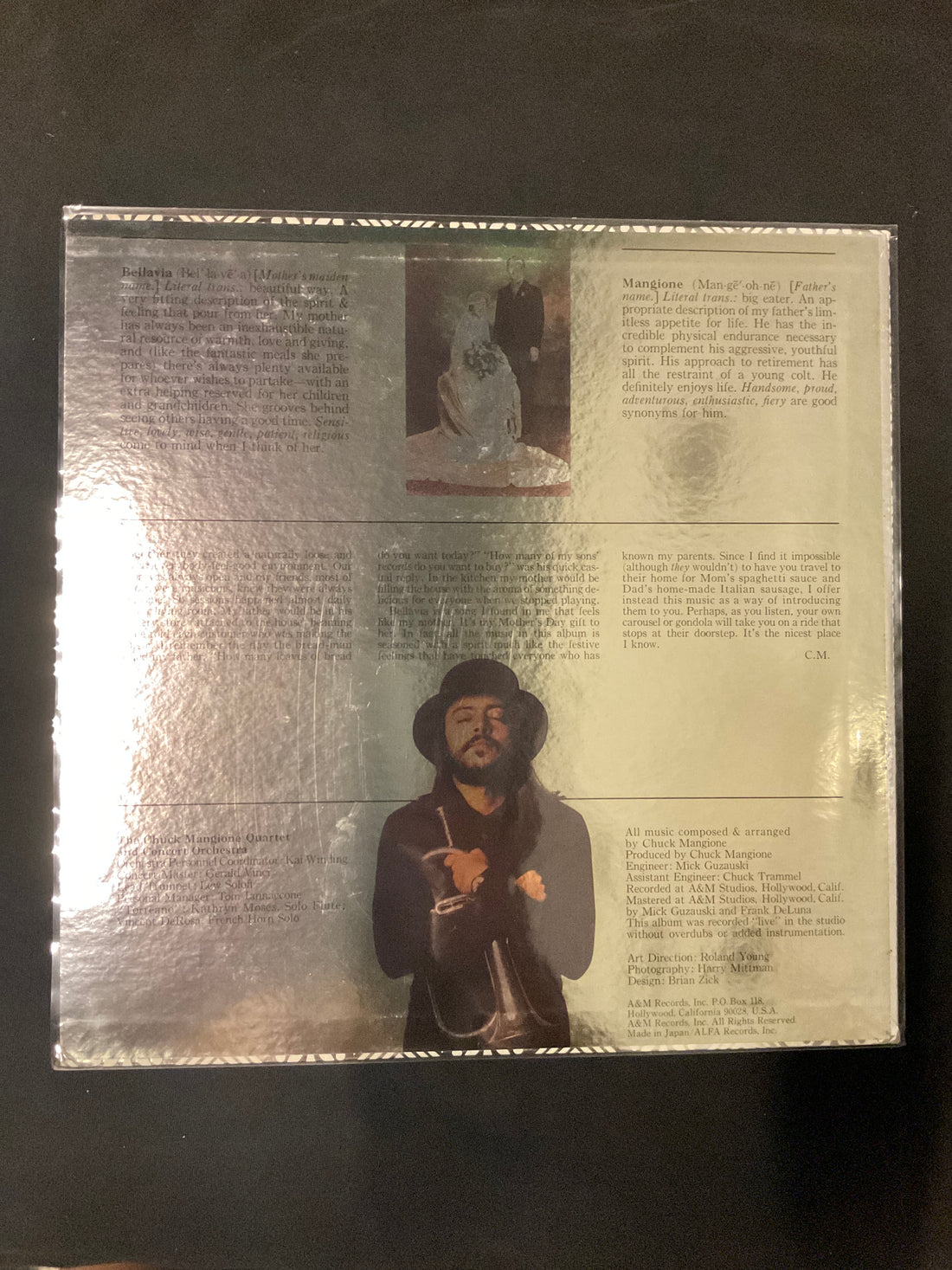 Chuck Mangione - Bellavia Vinyl VG+